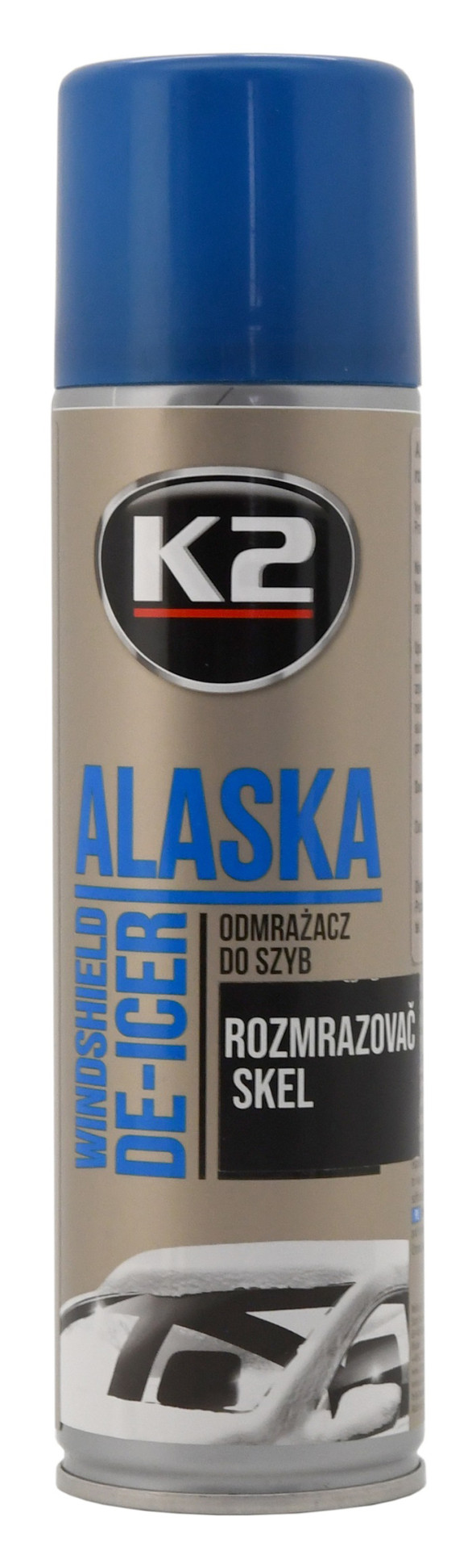 K602 K2 Rozmražovač oken ALASKA (sprej) - 250 ml | K602 K2