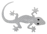 34326 Dekor samolepící GECKO stříbrný 34326 COMPASS