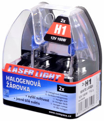 08559 Compass ŽÁROVKA 12 V, H1, P14.5s, 100 W, WHITE LASER (2 ks) 08559 COMPASS