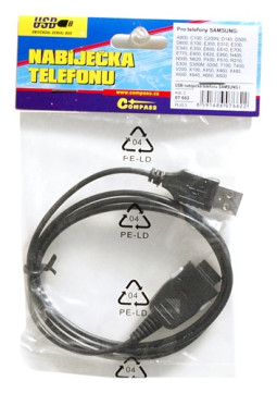 07662 Nabíječka telefonu USB SAMSUNG I. 07662 COMPASS