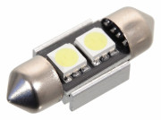 33802 Žárovka 2 SMD LED 12V suf. SV8.5 32mm s rezistorem CAN-BUS ready bílá 33802 COMPASS