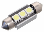 33803 Žárovka 3 SMD LED 12V suf. SV8.5 36mm s rezistorem CAN-BUS ready bílá 33803 COMPASS