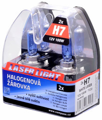 08553 Compass ŽÁROVKA 12 V, H7, PX26d, 100 W, WHITE LASER (2 ks) 08553 COMPASS