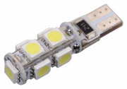 33795 Žárovka 9 SMD LED 12V T10 s rezistorem CAN-BUS ready bílá 33795 COMPASS