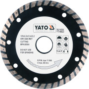 YT-6023 Kotouč řezný diamantový 125 x 22,2 x 2,6 mm turbo YT-6023 YATO