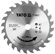 YT-60621 Kotouč na dřevo TCT 185 x 20 mm 24z (pro YT-82150, YT-82151, YT-82152) YT-60621 YATO